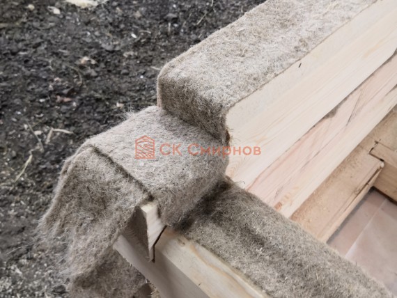 Сборка углов бани в ласточкин хвост