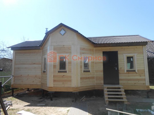 Май 2019 - баня из бруса №55