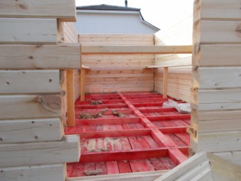 Фото №42: баня из бруса 101