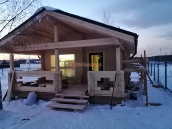 Фото №24: баня из бруса 118