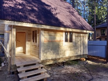 Фото №32: баня из бруса 135