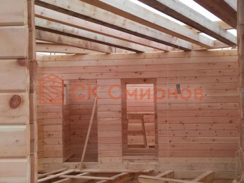 Фото №85: баня из бруса 33