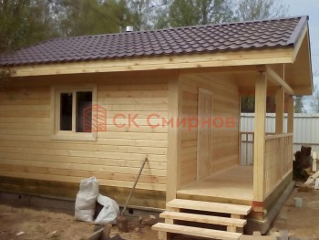 Фото №1: баня из бруса 36