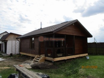 Фото №1: баня из бруса 87